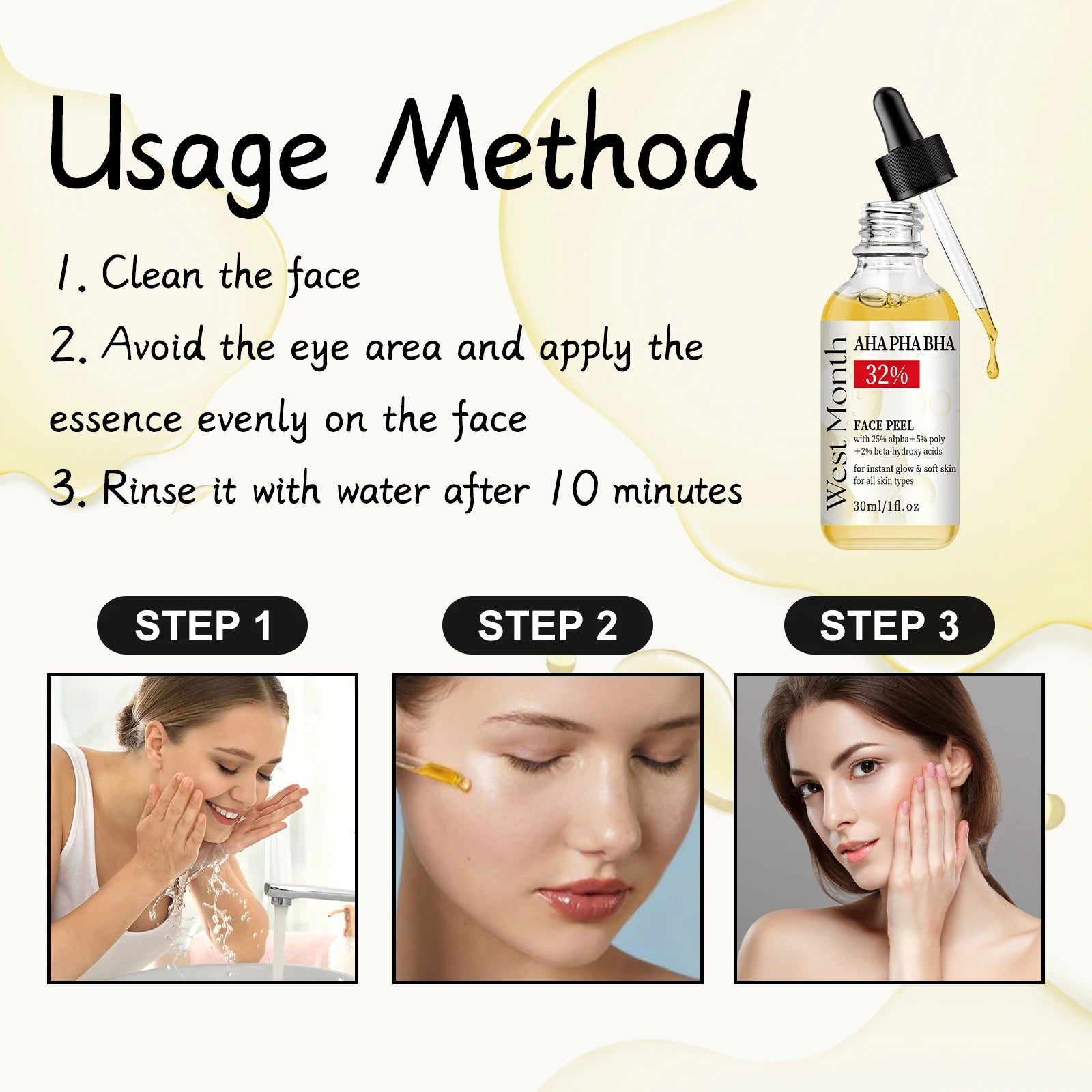 Anti Wrinkle Face Serum Shrinking Pores Nourishing Brightening Fade Fine Lines Firming Lifting Smoothing Facial Skin Care 30ml Zpaxo