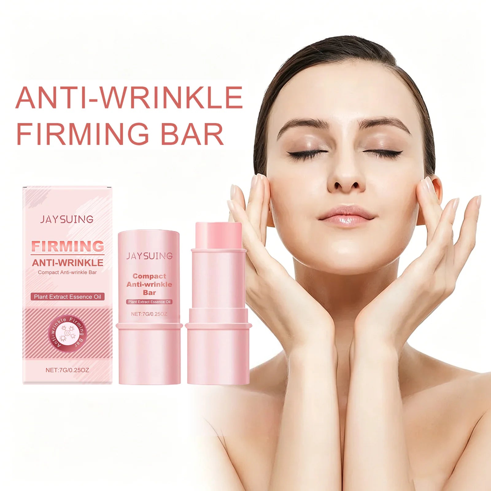 Jaysuing Collagen Firming Bar | Anti-Wrinkle Face Balm Stick Collagen Face Balm Stick Zpaxo