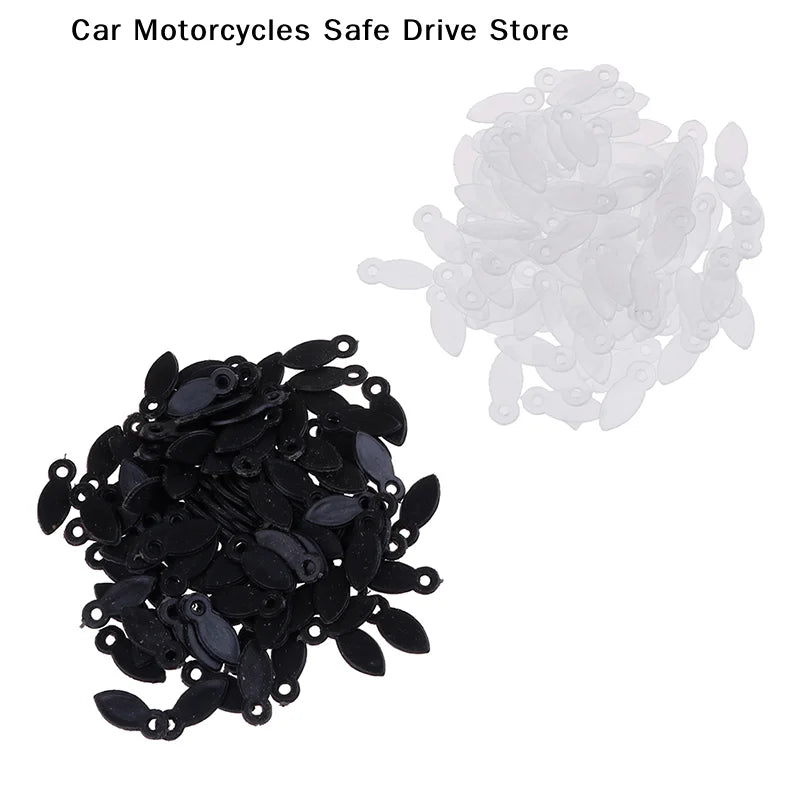 CM100Pcs Lucia Crafts Black White Photo Frame Hooks DIY Rotating