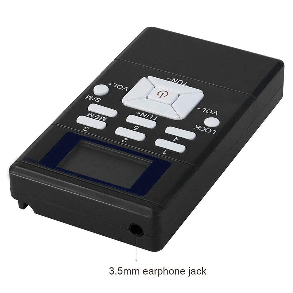 KEBIDUMEI Mini DSP FM Radio Simultaneous Interpretation Receiver