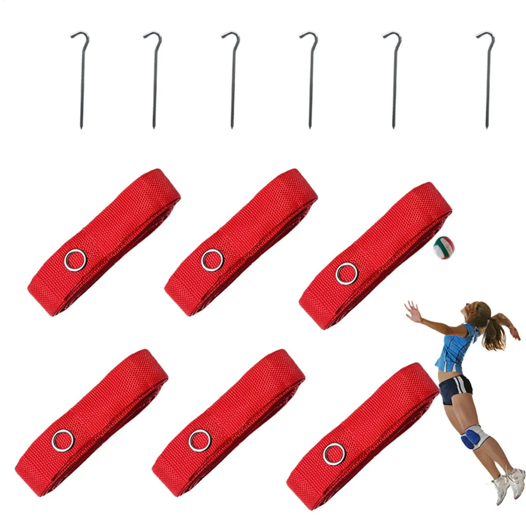 Sand Volleyball Boundary Cords All-weather Court Highly Visible