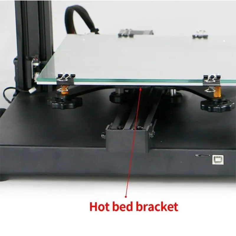 652F 3D Printer Hot Bed Stand for CR-10 Hotbed Supporter Ender-3 YAxis Carriage Heating Platform Holder Aluminum Bracket Zpaxo