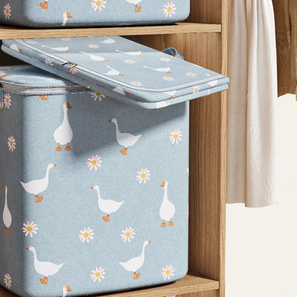 140L Large Quilt & Clothes Storage Bag – Foldable Oxford Organizer Clothes Storage Bag Zpaxo