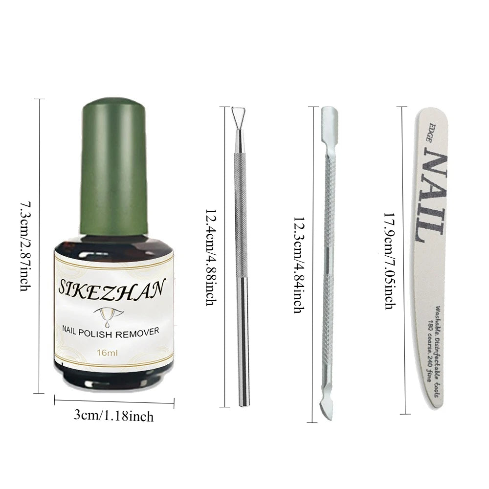 A Portable Home Nail Care Set with Gentle and Quick Removal of Nail Polish Remover and Tool That Does Not Harm The Nails Zpaxo