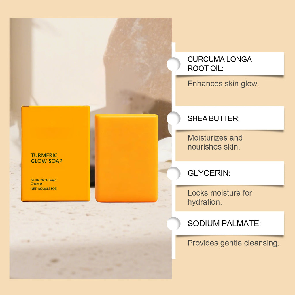 Turmeric Glow Soap – Dark Spot & Brightening Bar Brightening Bar Soap Zpaxo