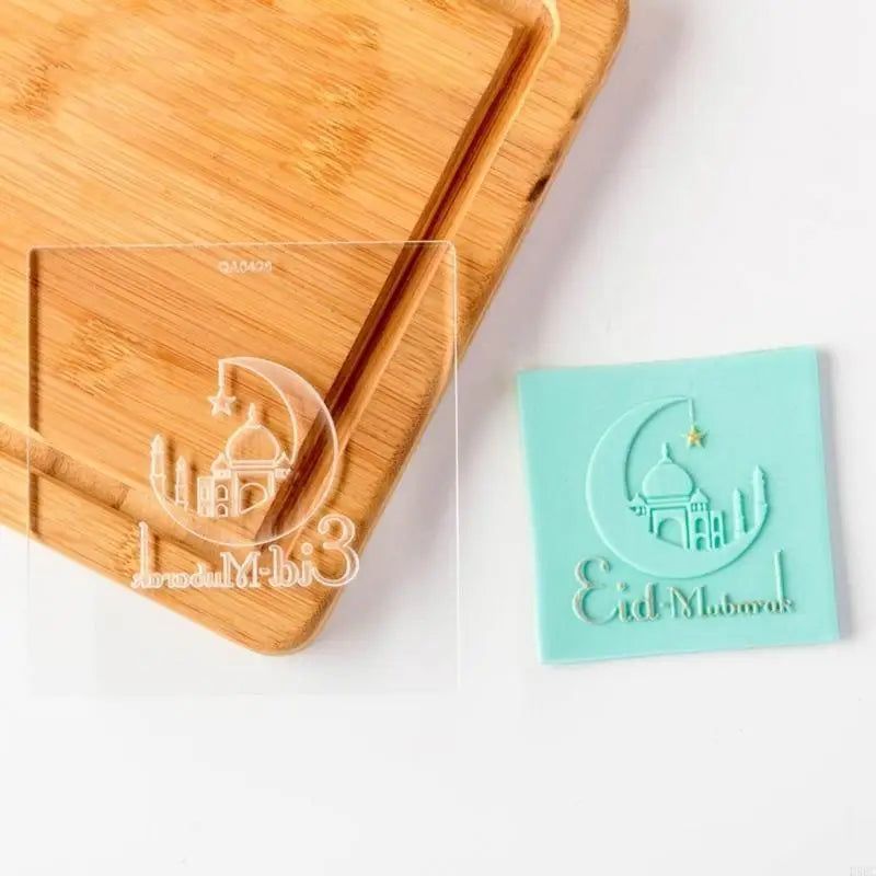 Eid Mubarak Biscuit Mold Cookie Cutter for Festival Baking Fun and Celebration Plastic Dessert Making Mould Zpaxo