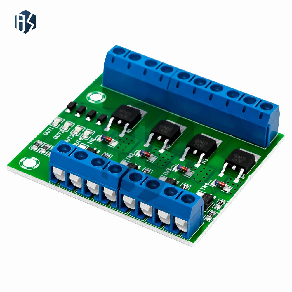 1 MOS FET 4 Channel Pulse Trigger Switch Controller Board PWM Zpaxo