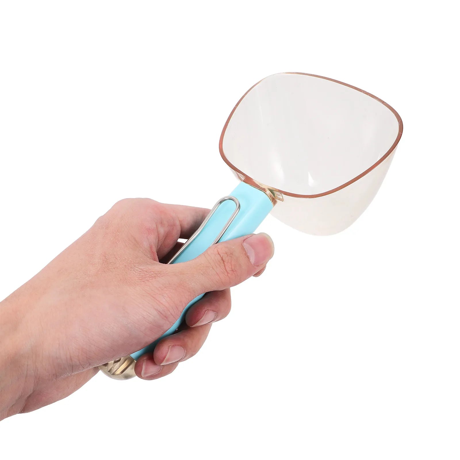 Dog Food Scoop Cat Stainless Steel Seal Clip Accurate Measuring