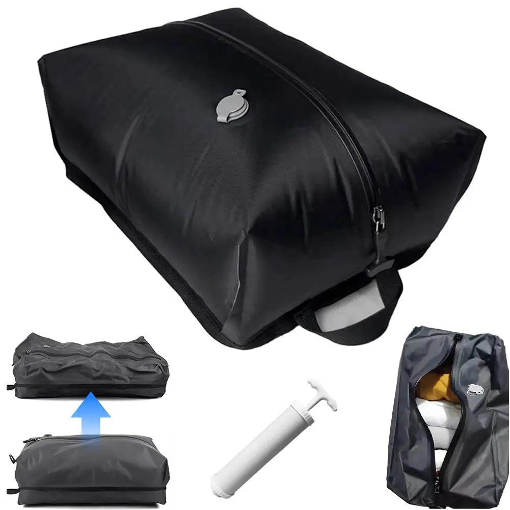 Vacuum Compression Travel Bag with Pump – Waterproof 16L Vacuum Compression Bag Zpaxo B