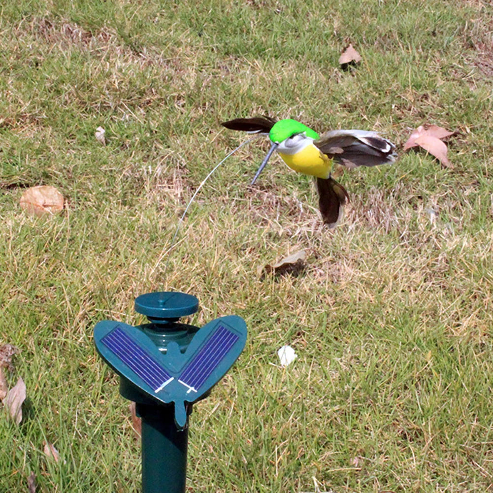 Solar Garden Dancing Ornament Powered Flying Wobble Cute Animal