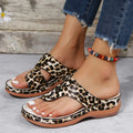 Women Sandals Orthopedic Wedge Heels Summer Slippers Shoes for Women 2026 Female Open Toed Beach Sandal Flip Flops Zapatos Mujer Zpaxo 43 Brown