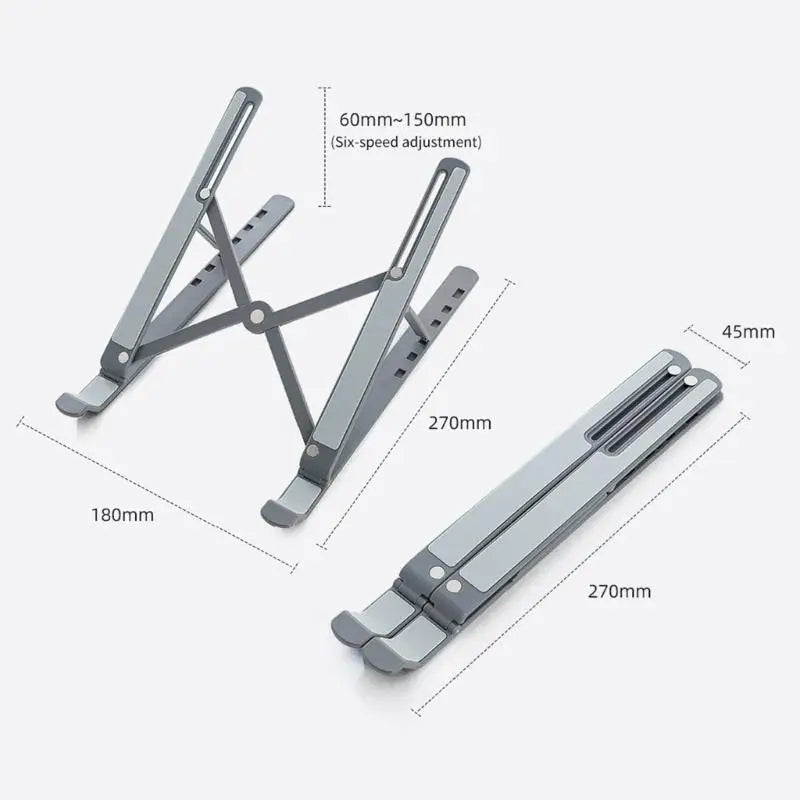 652F Vertical Laptop Stand Space Saving Desktop Holder 6 Gear Zpaxo
