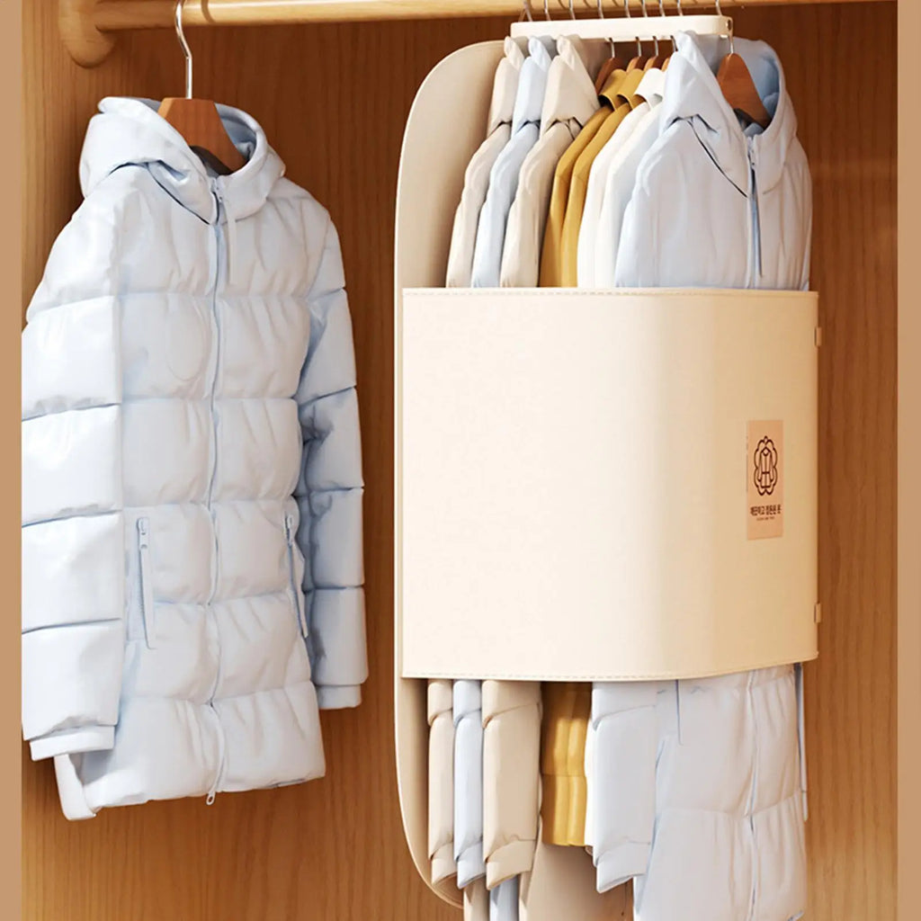 Clothes Compression Storage Board Space Saving Ultra Thin Dustproof Adjustable Closet Garment Press Board for Home Travel Shirts Zpaxo
