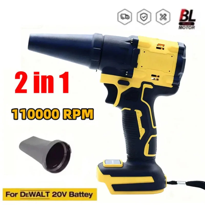 DeWALT 20V Battery 2-in-1 Brushless Turbo Blower Jet Fan Vacuum