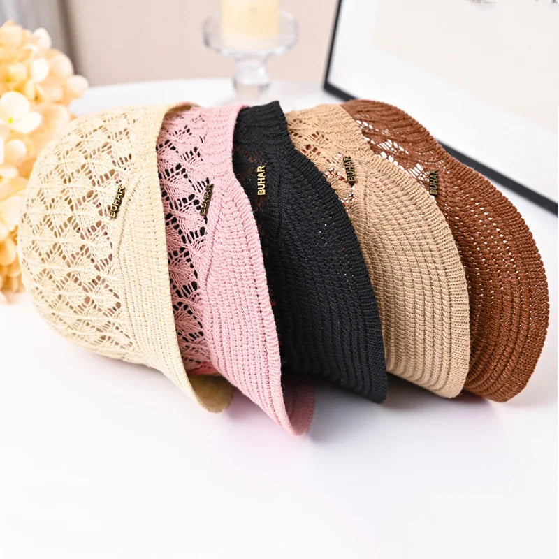 Hollowed-out Breathable Baseball Hat Soft Silky Niche Design