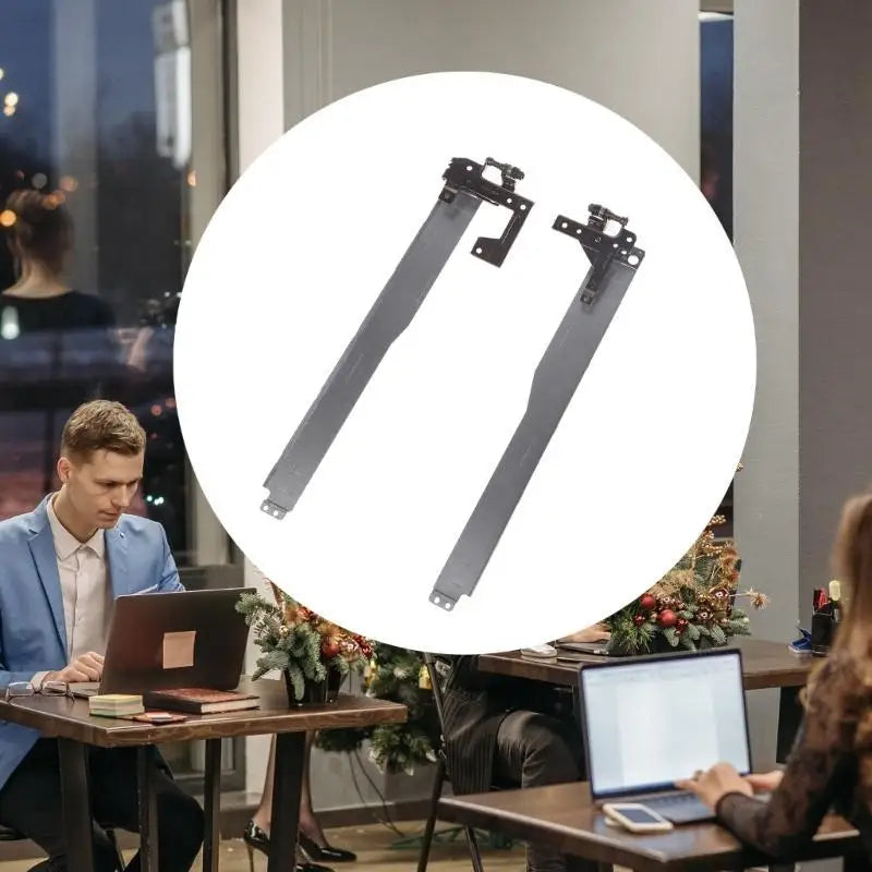 652F Laptop Left + Right Screen Shaft LCD Hinges Set Replacement for DELL E3510 3510 Laptop Zpaxo