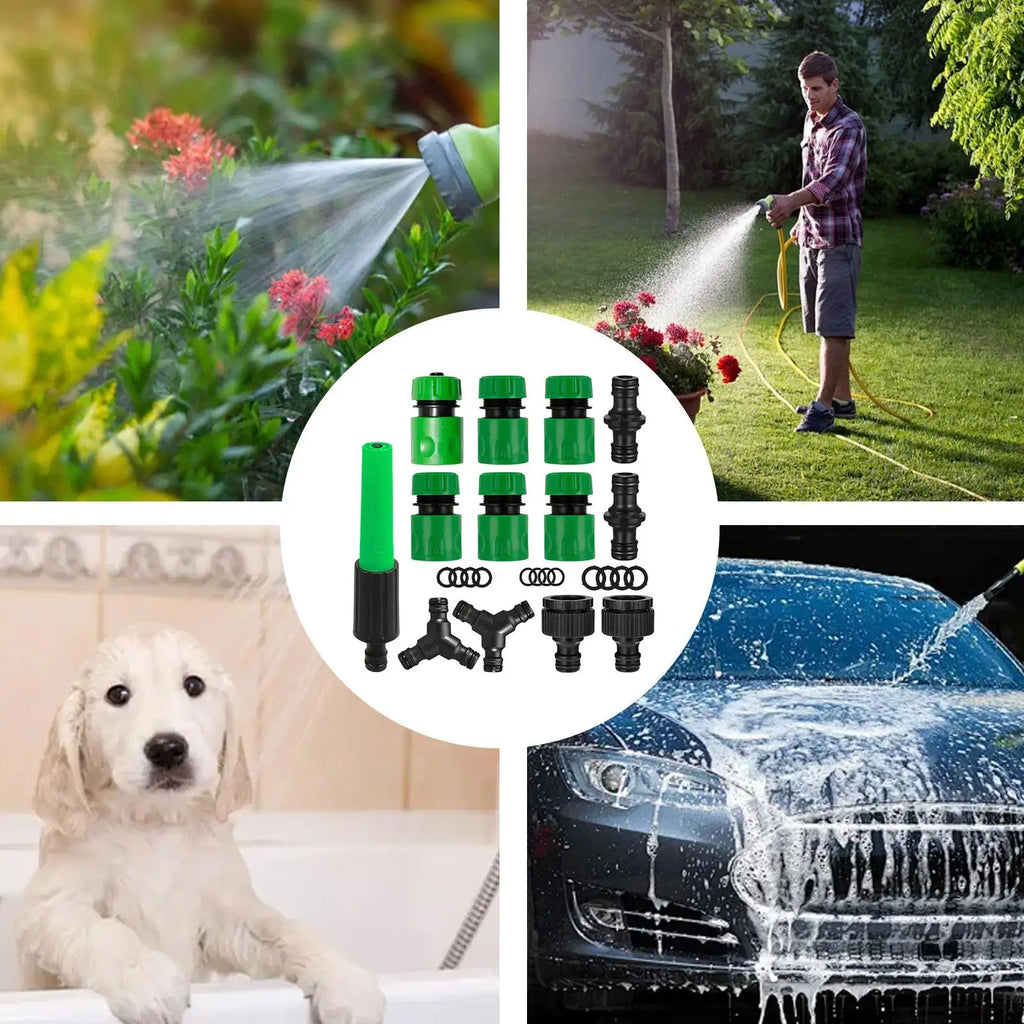 Garden Hose Connector Leak-Proof Multi-Functional Valve Hose Quick Connect For Garden Watering Outdoor Irrigation RV Boat Sink Zpaxo