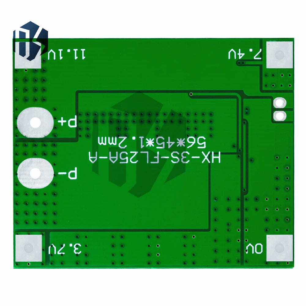 3S 25A 18650 BMS PCM Board 3 Cell Li Ion Lipo Lithium Battery Zpaxo