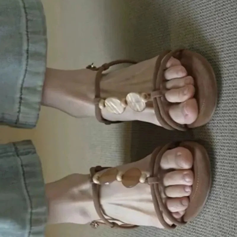 Women's Fish Mouth Open Toe Comfortable Hollow Out Breathable Sandals Zpaxo