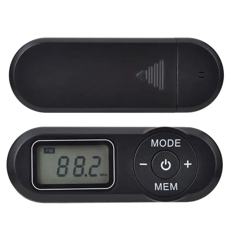 652F Digital Pocket FM Radio Portable Receiver 64-108MHz Zpaxo