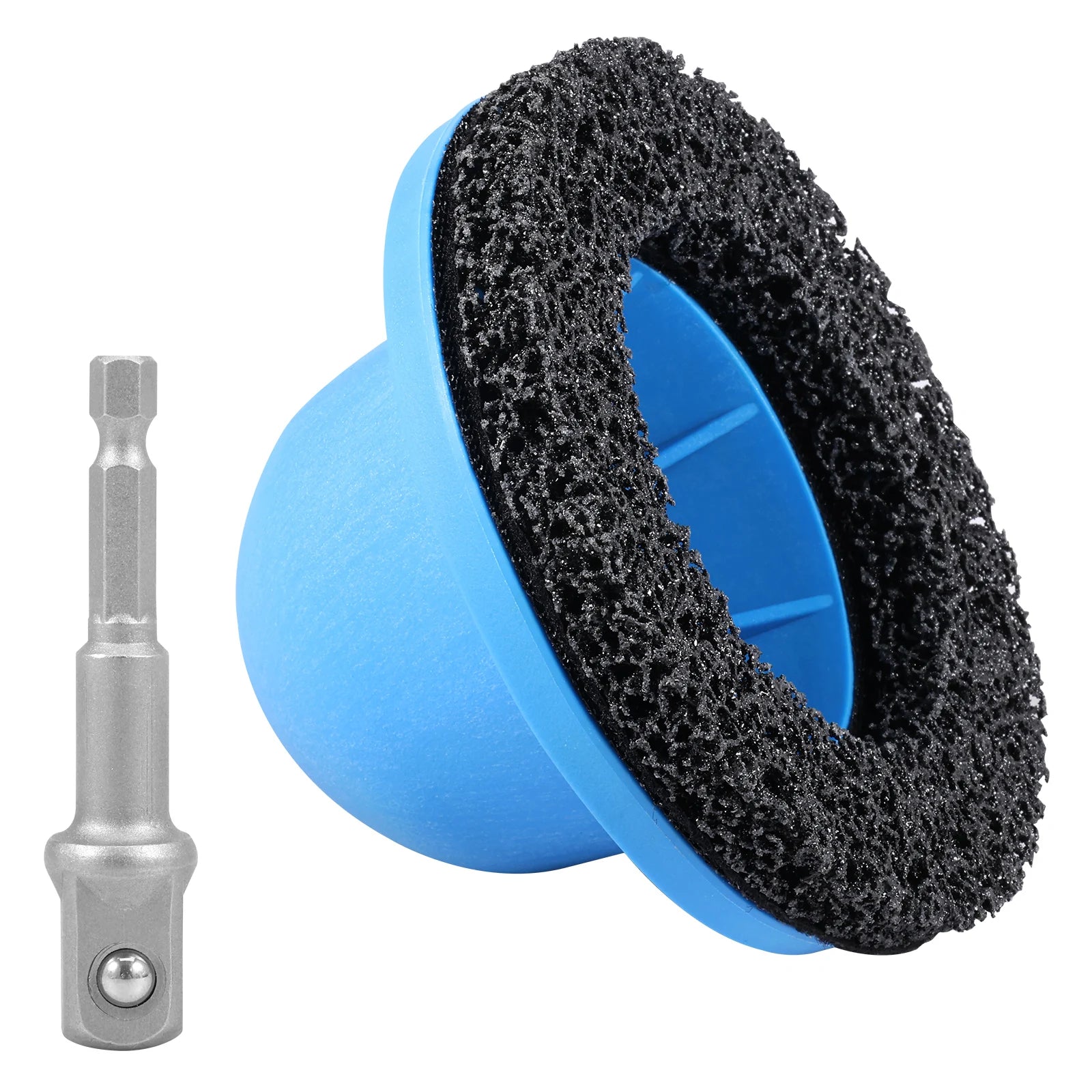 Wheel Hub Grinder Car with Adapter 150mm Silicon Carbide Disc Car Wheel Hub Cleaning Brush for Tyre Change Rim Cleaning and Rust Zpaxo Style B