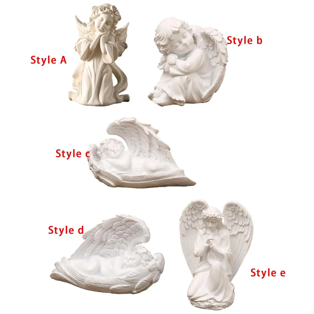 Praying Angel Resin Figurine – Home, Garden & Memorial Statue Angel Resin Figurine Zpaxo