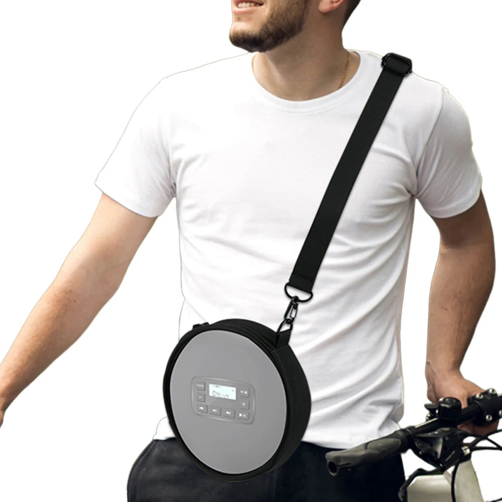 CD Case Adjustable Strap Waist Band DVD DVDs Wallet Holder Portable