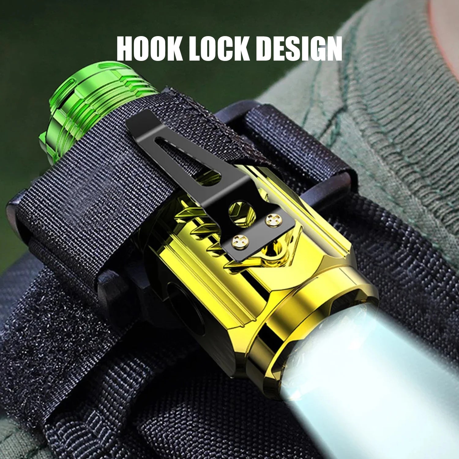 KDULIT Mini Rechargeable LED Flashlight – Waterproof Pen Clip Torch