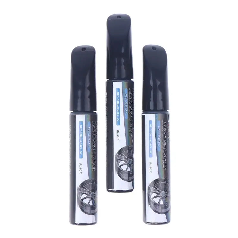 Black Wheel Scratch Touch-Up Pen 3-Pack | Car Rim Repair Kit