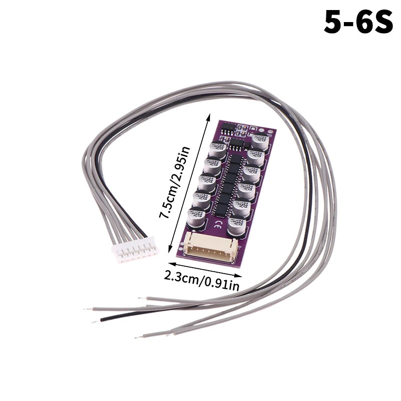 3S–6S 1.2A Lithium Battery Active Equalizer Balancer Board
