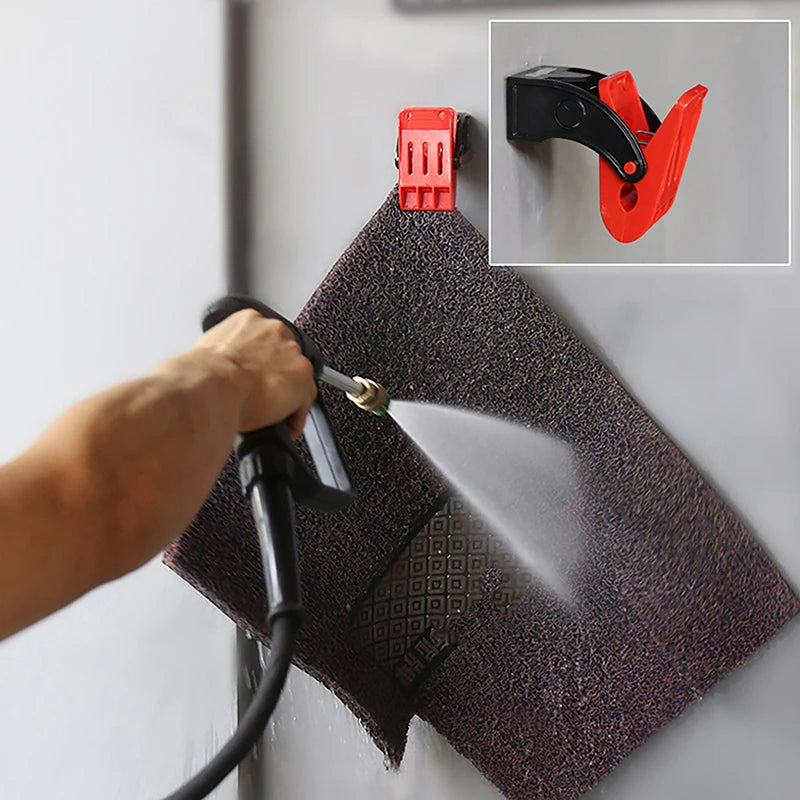 Car Floor Mat Wash Clamp – Carpet Clip Drying Hook Tool