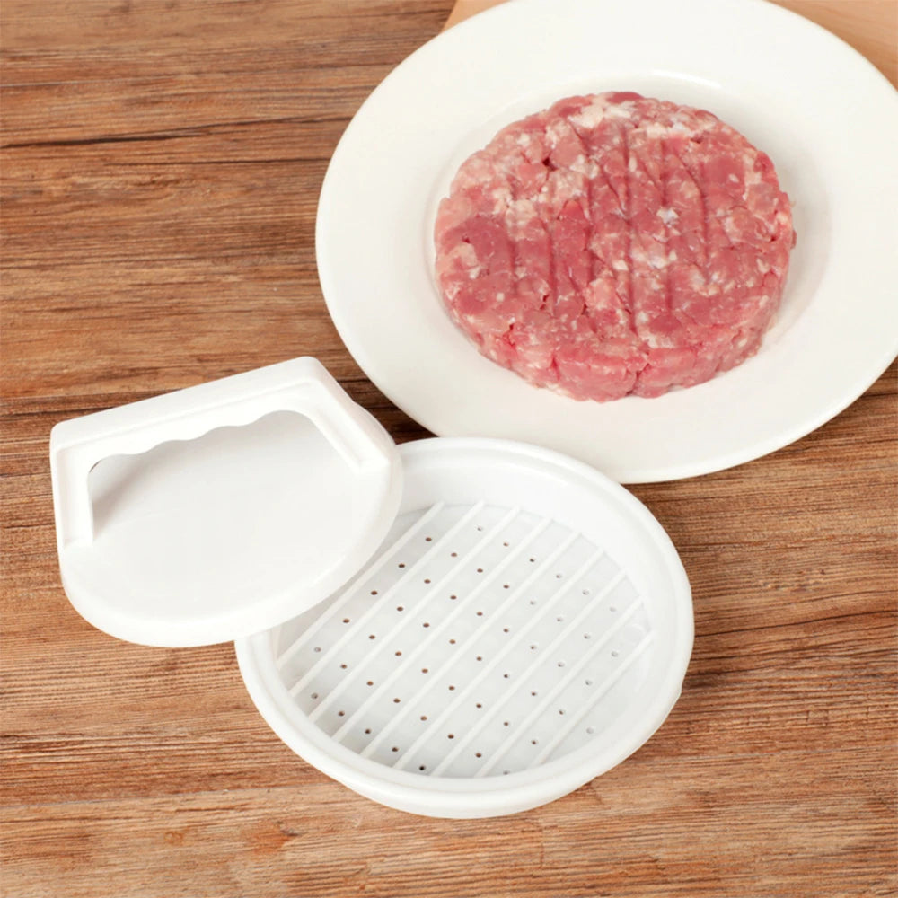 1pc Hamburger Press Stuffed Burger Press Plastic Meat Grill Party BBQ Burger Maker Mould Hamburger Maker Kitchen Tool Zpaxo