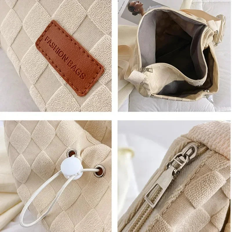 Cute Fashion Designer Handbag Harajuku College Crossbody Bag Solid
