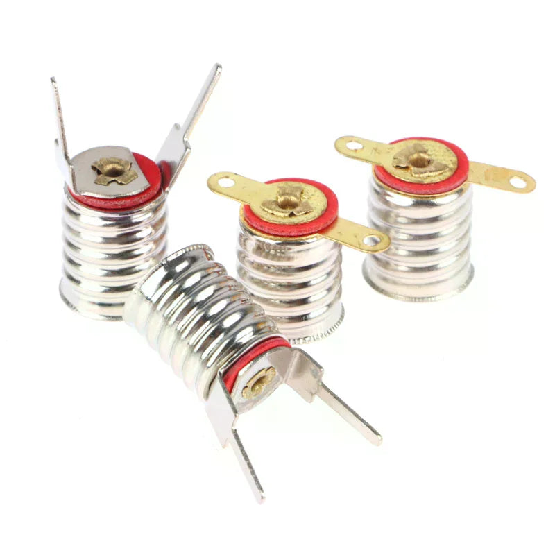 E10 Lamps Base Holder Bulbs Light Socket Home Experiment Circuit Zpaxo