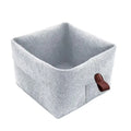 Multi-purpose Felt Storage Basket Desktop Organizer Box Magazines