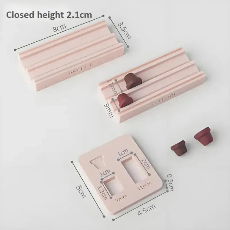 DIY Flowerpot Clay Mold Soft Pottery Polymer Clay Flowerpot Bead Roller Clay Bead Making For Earrings Pendants Jewelry Crafting Zpaxo