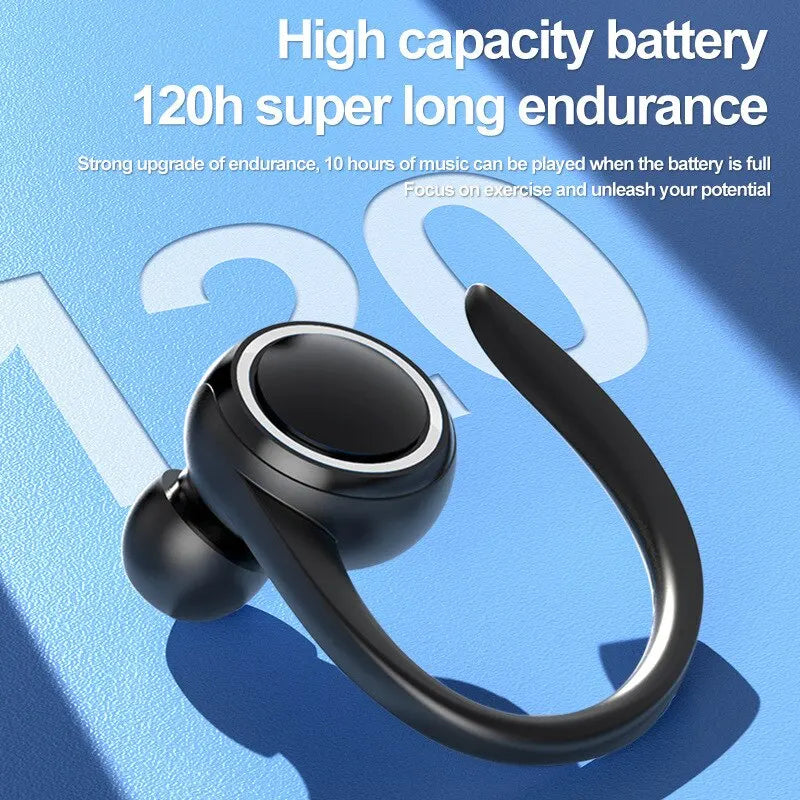 Wireless Ear Hanging Bluetooth 5 2 Earphones Sports Fitness Music