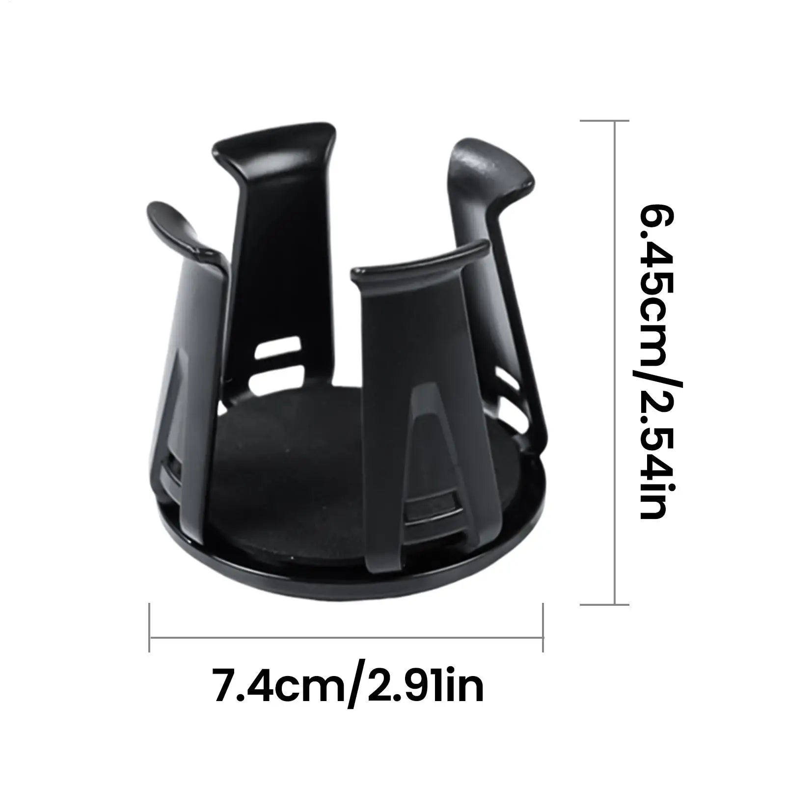 1 Pair Car Cup Holder Adhesive Drink Rack Automotive Interior