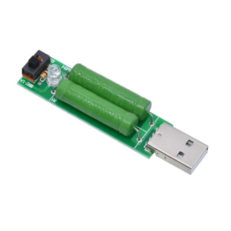 USB charging current detection load testing instrument with toggle switch, capable of 2A/1A discharge aging resistance Zpaxo