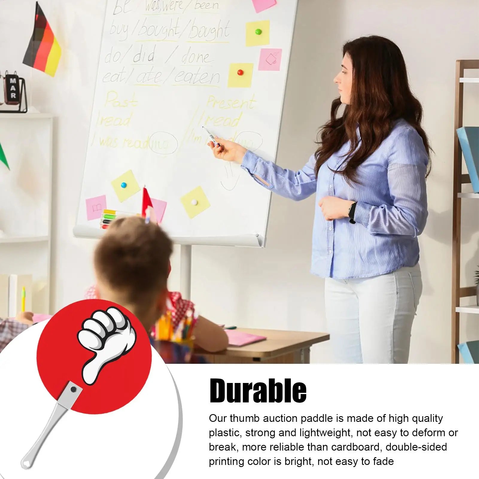 Teacher Voting Paddles Green Red Yes No Classroom Thumbs School