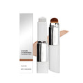 Foundation Make-Up Stick Double Head with Brush Lightweight Brighten Matte Liquid Base Sweat-Resistant Professional Cosmetics Zpaxo Dark Skin