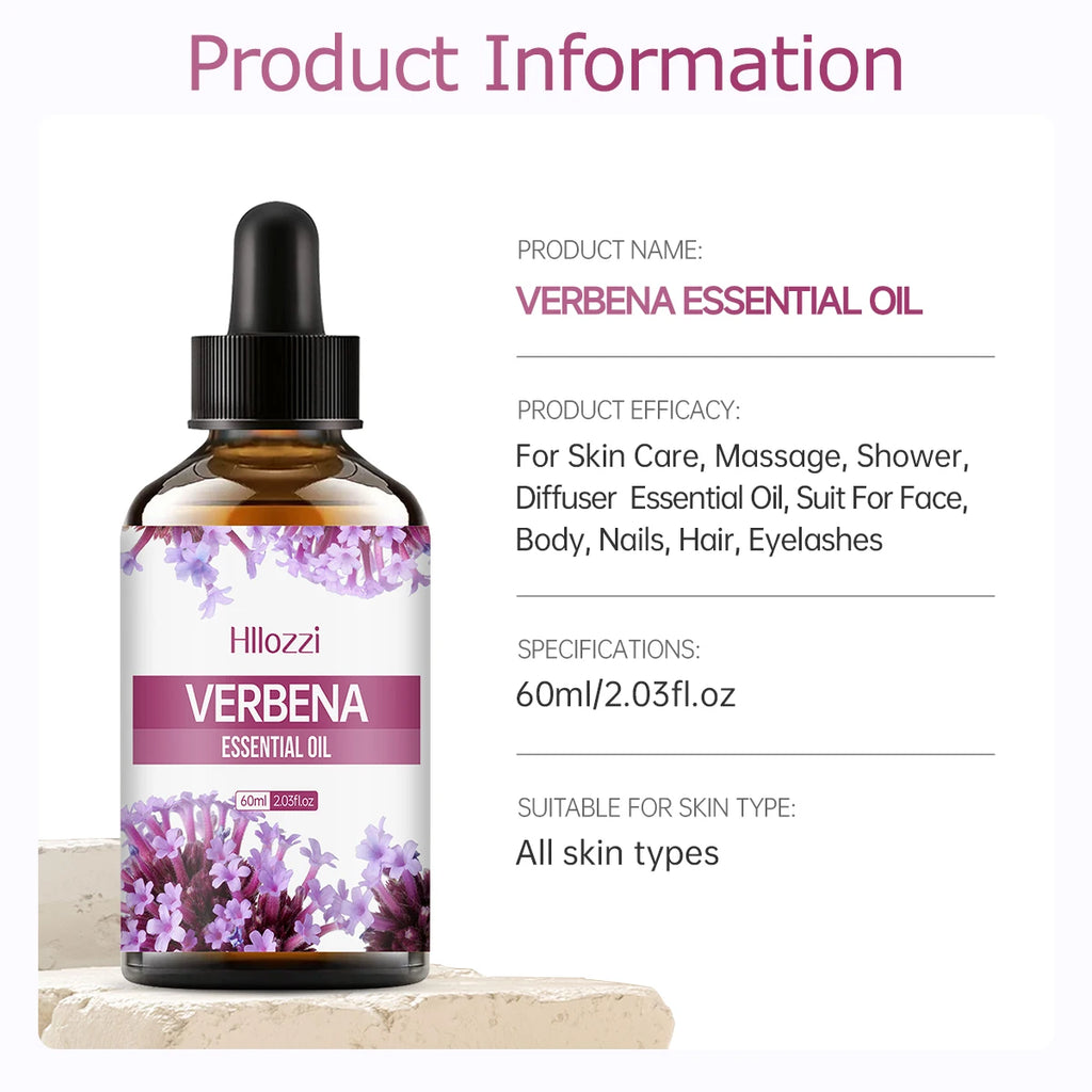 VERBENA ESSENTIAL OIL Perfume essential oils plant essential oils aromatherapy soap humidifier pure essential oils moisturizing Zpaxo