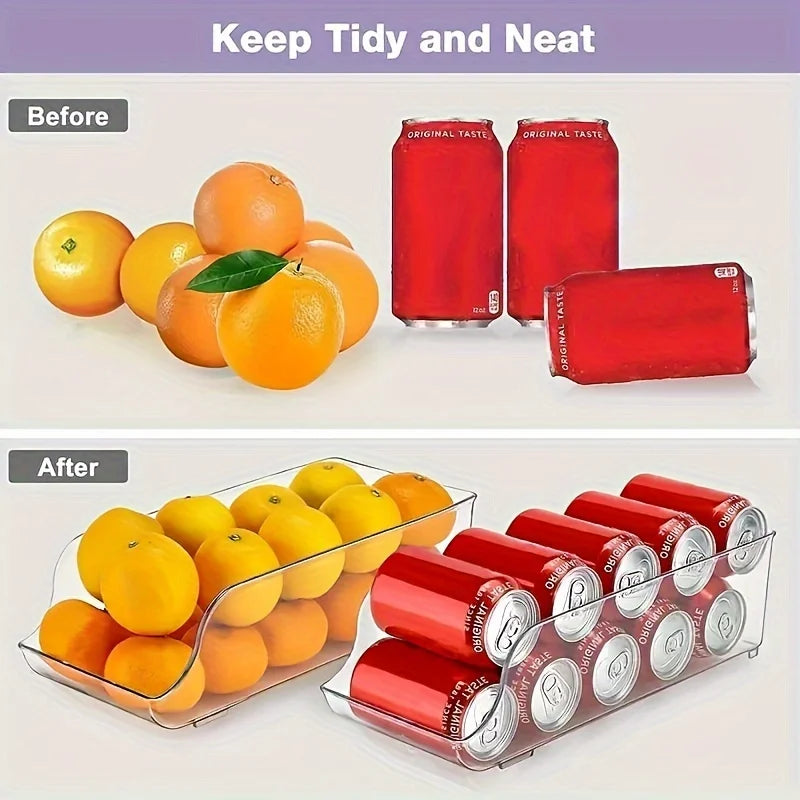 Household Refrigerator Storage Box Kitchen Large Capacity Stacked