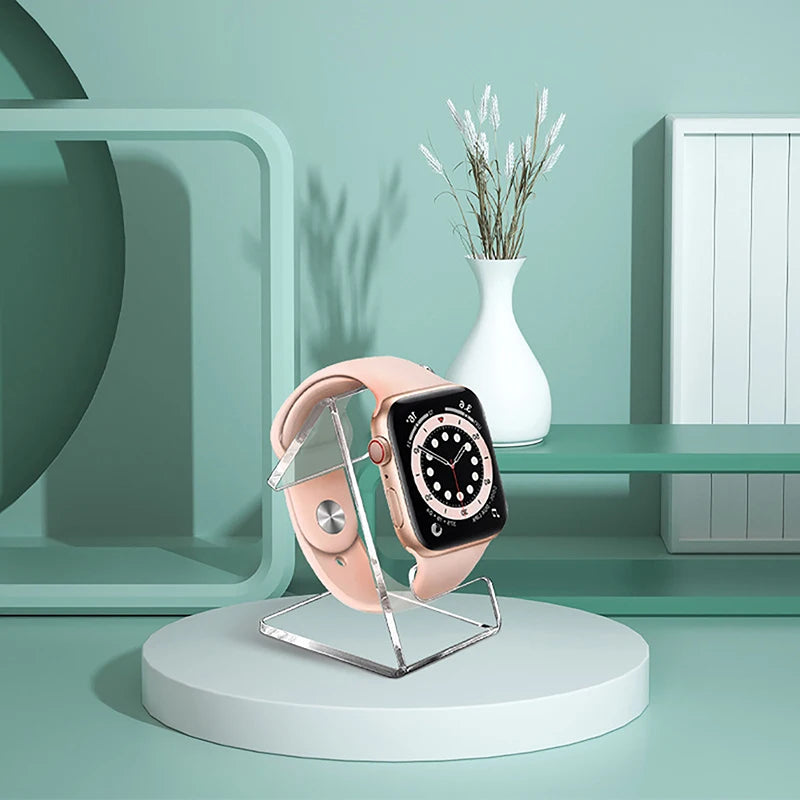 Jewelry Watch Rack Single Watch Display Holder Showcase Acrylic Watch Display Stands Clear Watch Holder Organizer Zpaxo
