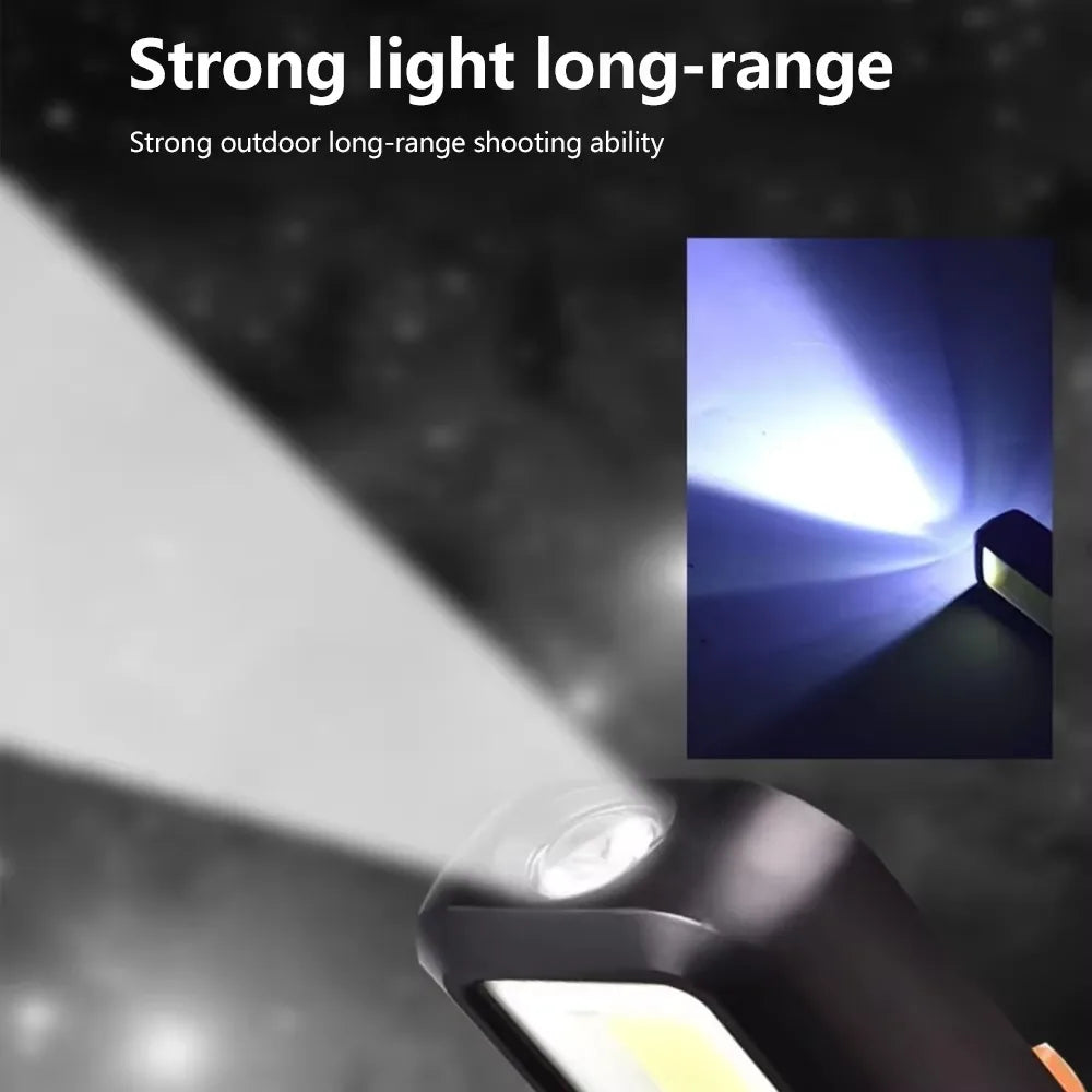 COB LED Magnetic Work Light – USB Rechargeable Flashlight Lantern LED Work Light Zpaxo