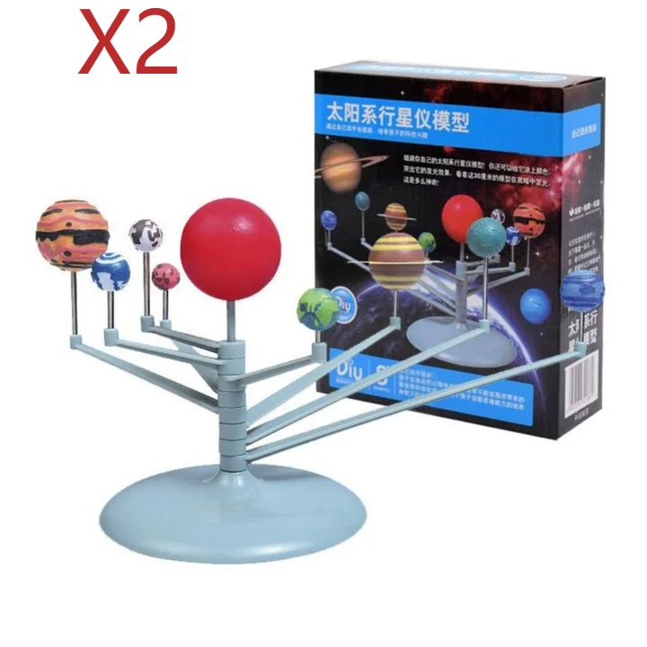 DIY Solar System Planetarium STEM Toy – Glow-in-the-Dark Kit STEM Science Kit Zpaxo 2box