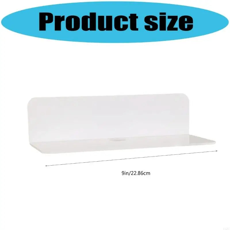 Rustproof Metal Wall Shelves With Strong Adhesive Backing Wall Mount Display Rack Space Saving For Bedroom Living Room Zpaxo