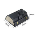 Portable Glasses Organizer with 3/5 Multi-slot Eyeglasses Storage Display Travel Folding Sunglasses PU Leather Case Zpaxo Black 3 grid