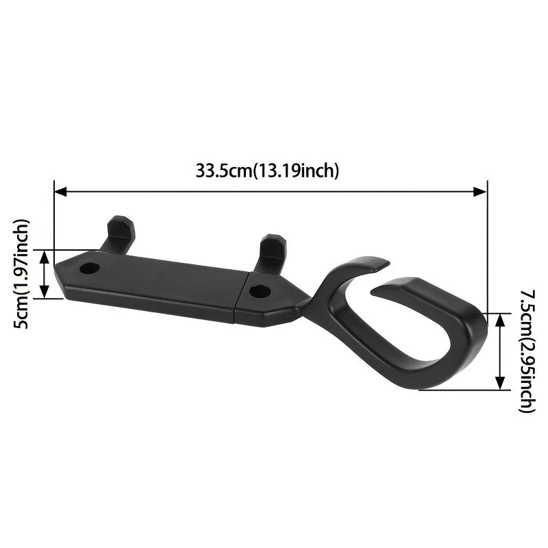 Universal Car Seat Belt Adjuster & Rear Seat Hook | ABS