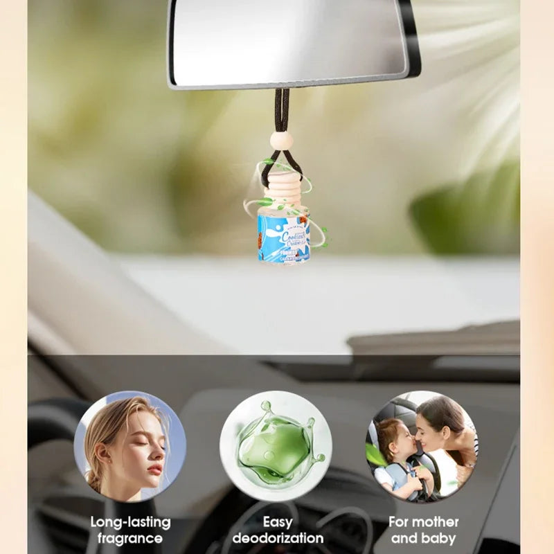 Luxury Hanging Car Air Freshener Pendant – 8ml Scent Diffuser Car Air Freshener Zpaxo